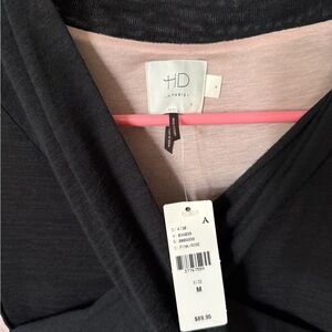 Anthropologie Black and Pink Dress